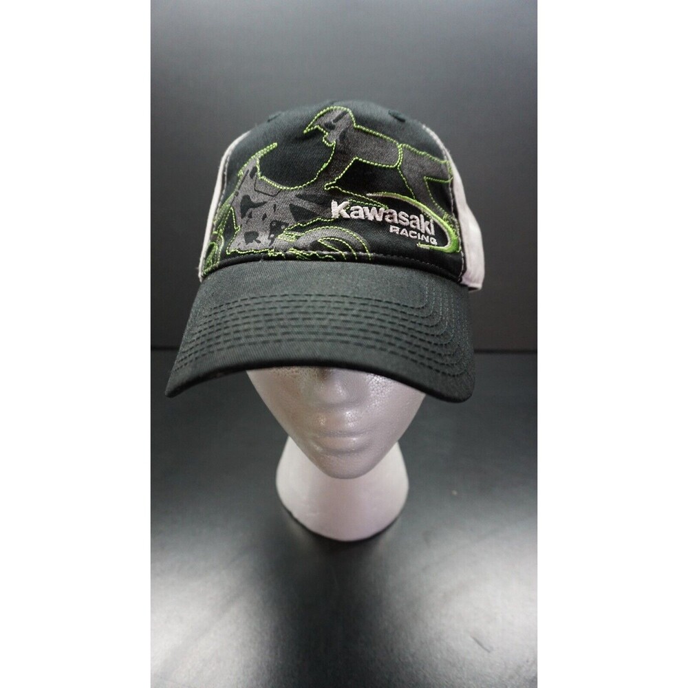 KAWASAKI RACING TEAM Mesh Back Trucker Cap, Snapback Hat